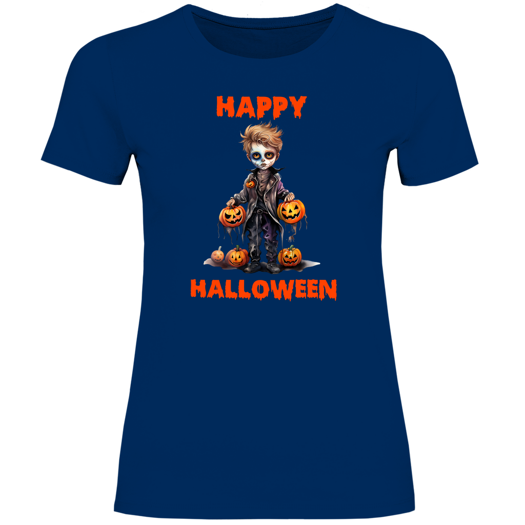 Damen T-Shirt Halloween-15