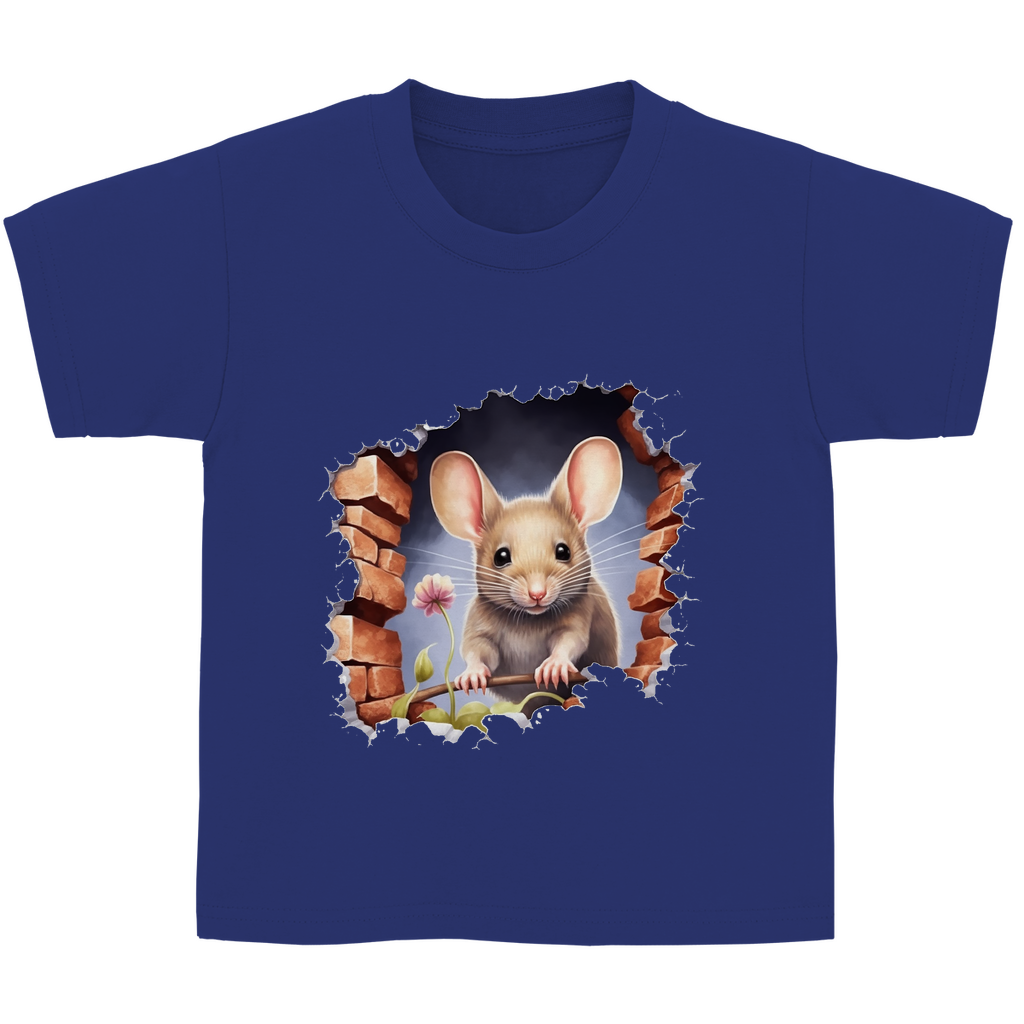 Kinder Basic T-Shirt maus-03