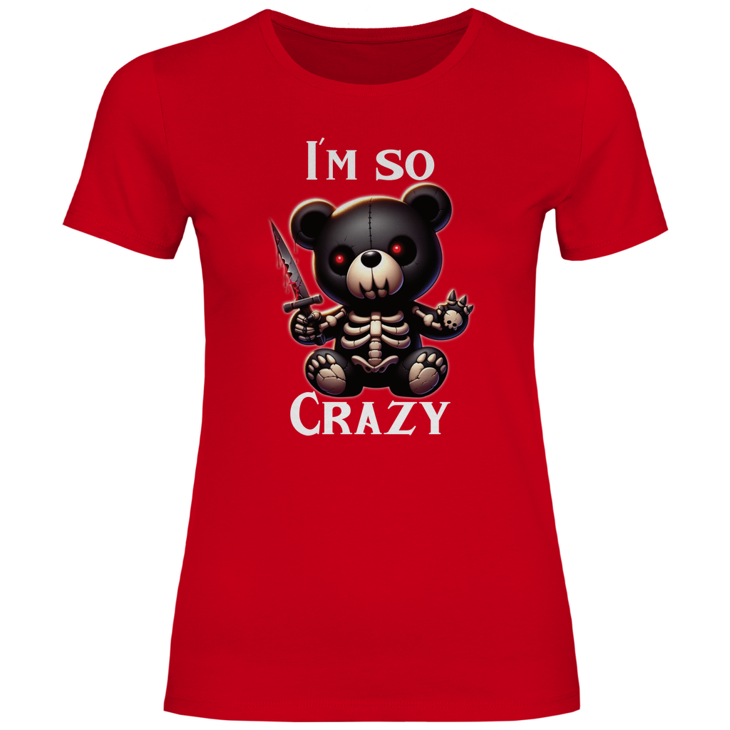 Damen T-Shirt crazy-001