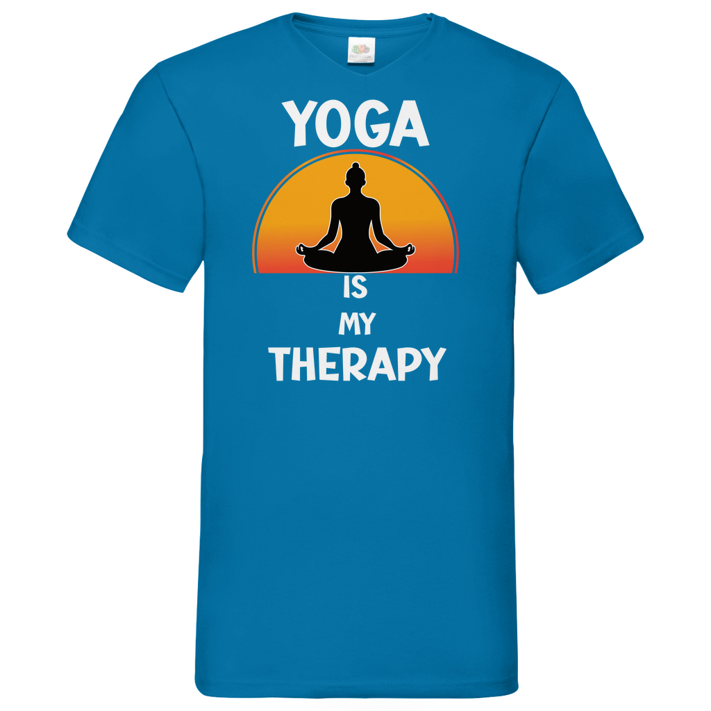 Herren Basic V-Neck T-Shirt YOGA-002