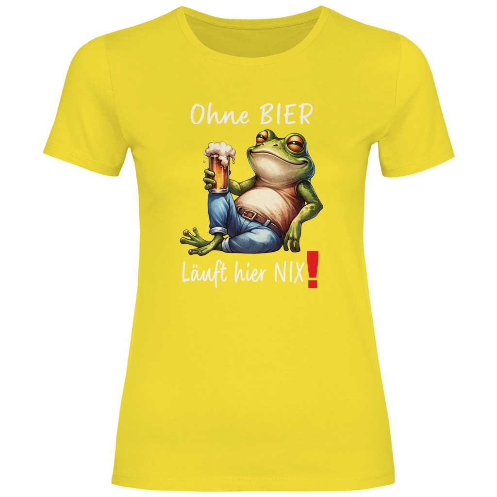 Damen T-Shirt Ohne Bier-01