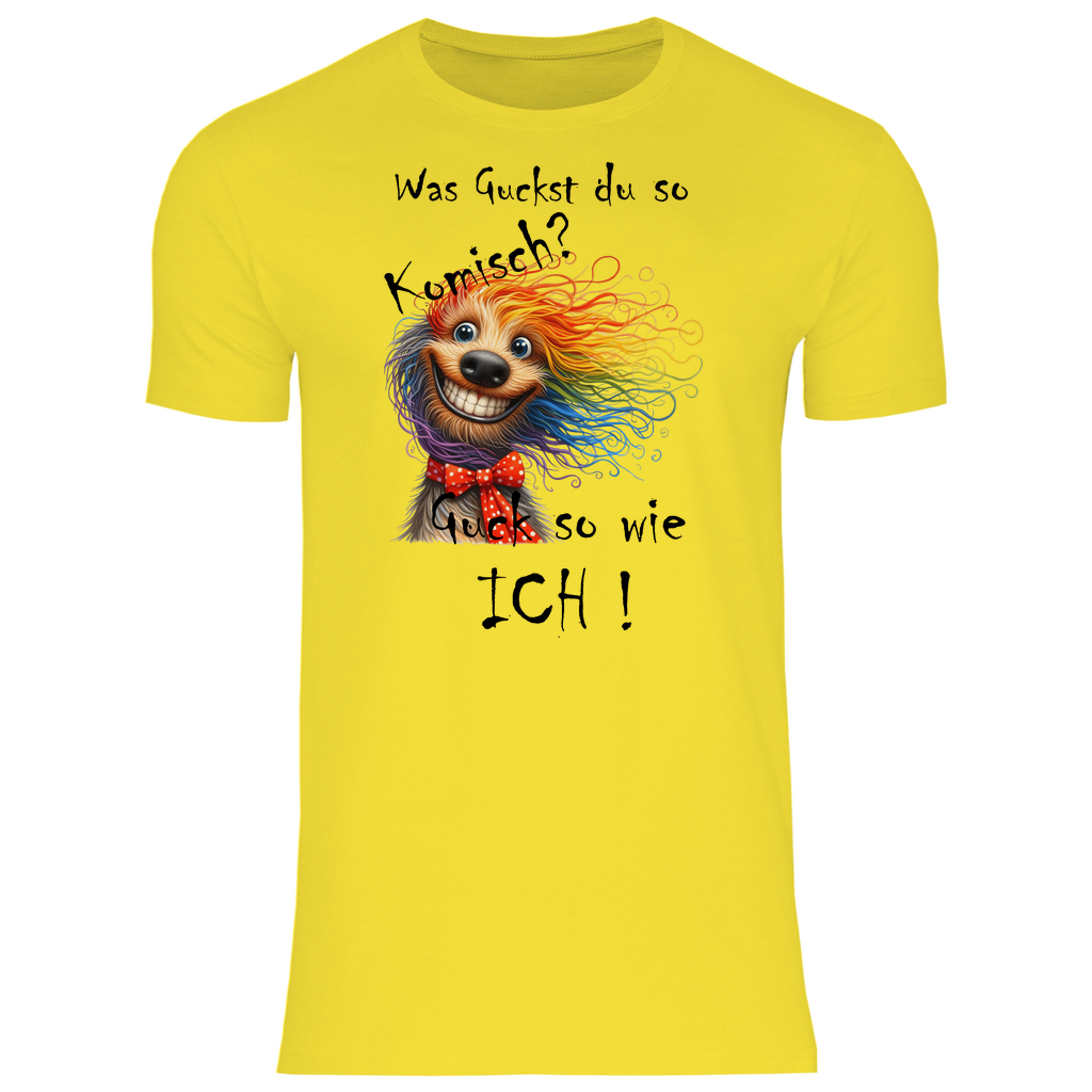 Herren T-Shirt was kuckst du ? 03S