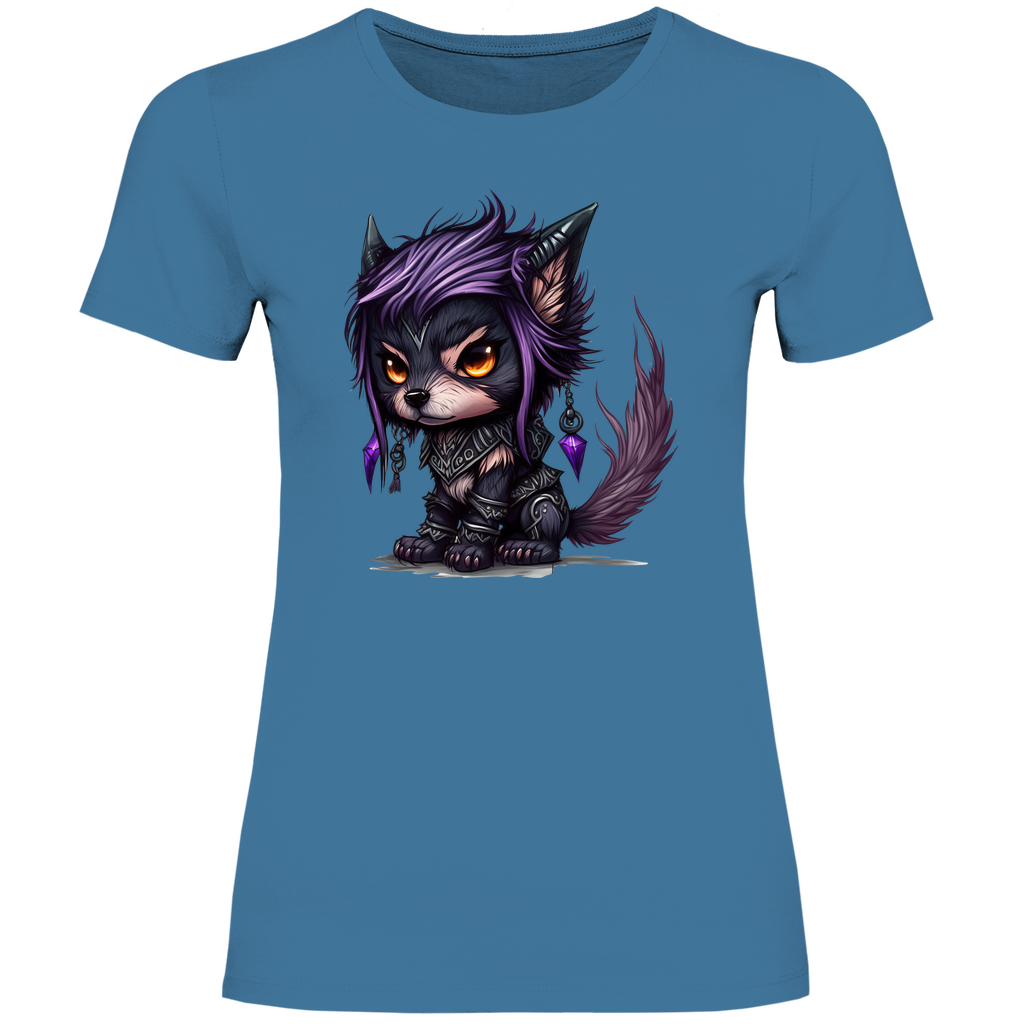 Damen T-Shirt wolf 01