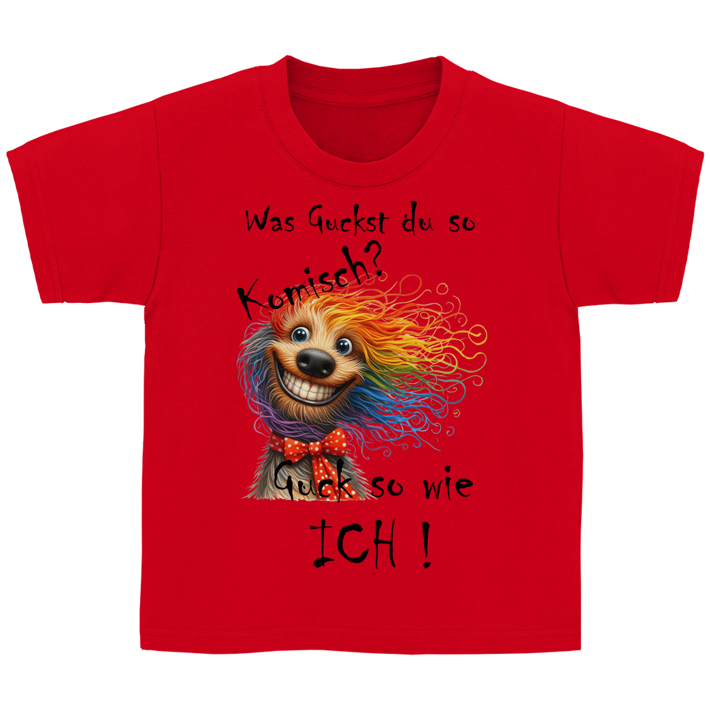 Kinder Basic T-Shirt was kuckst du ? 03S