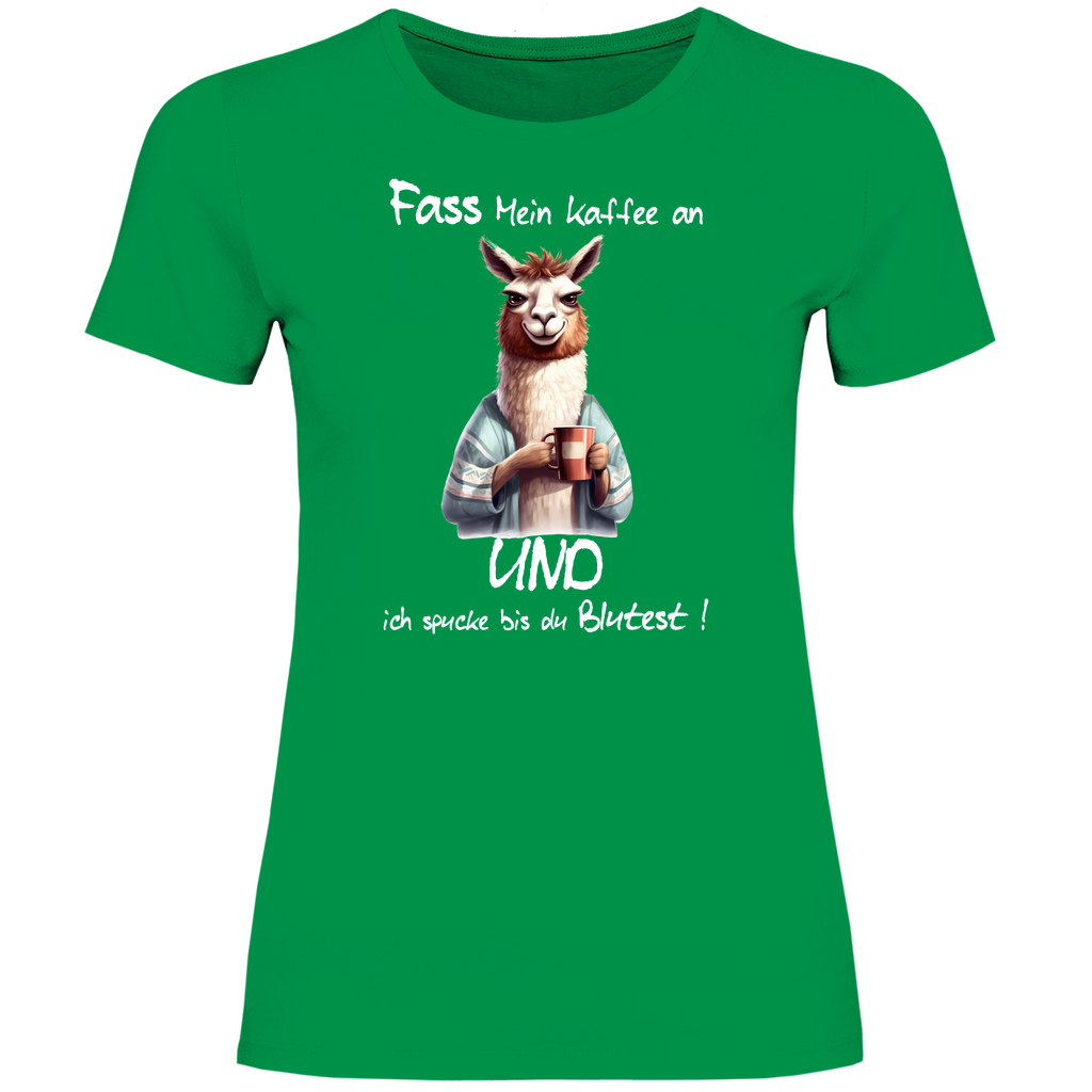 Damen T-Shirt Lama
