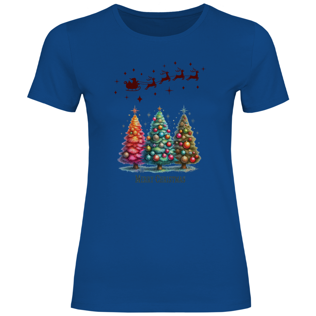 Damen T-Shirt weihnachten-08