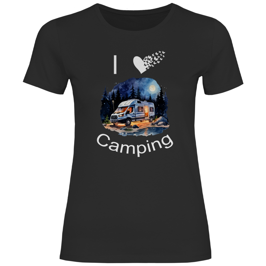 Damen T-Shirt camping-06