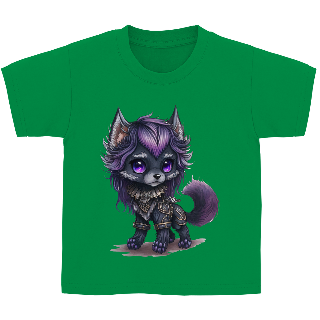 Kinder Basic T-Shirt wolf 02