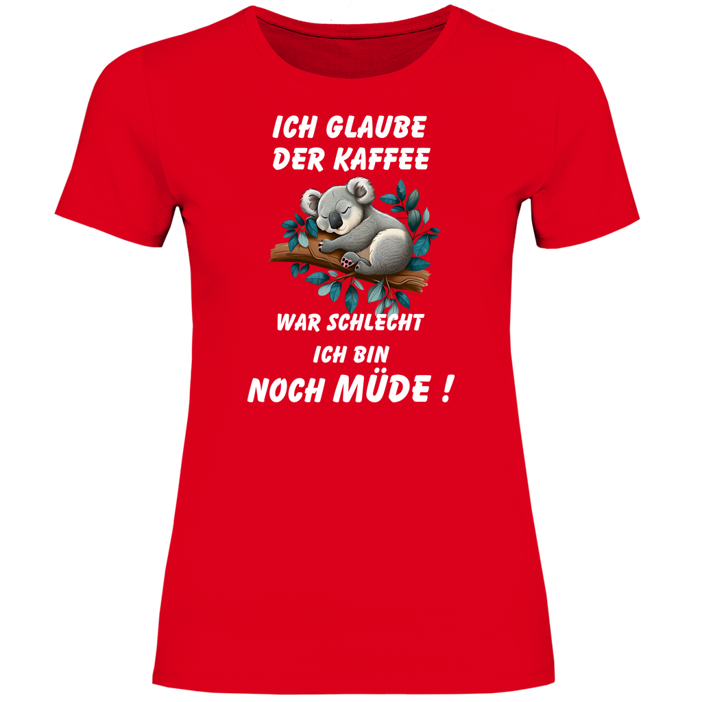 Damen T-Shirt kaffee-01