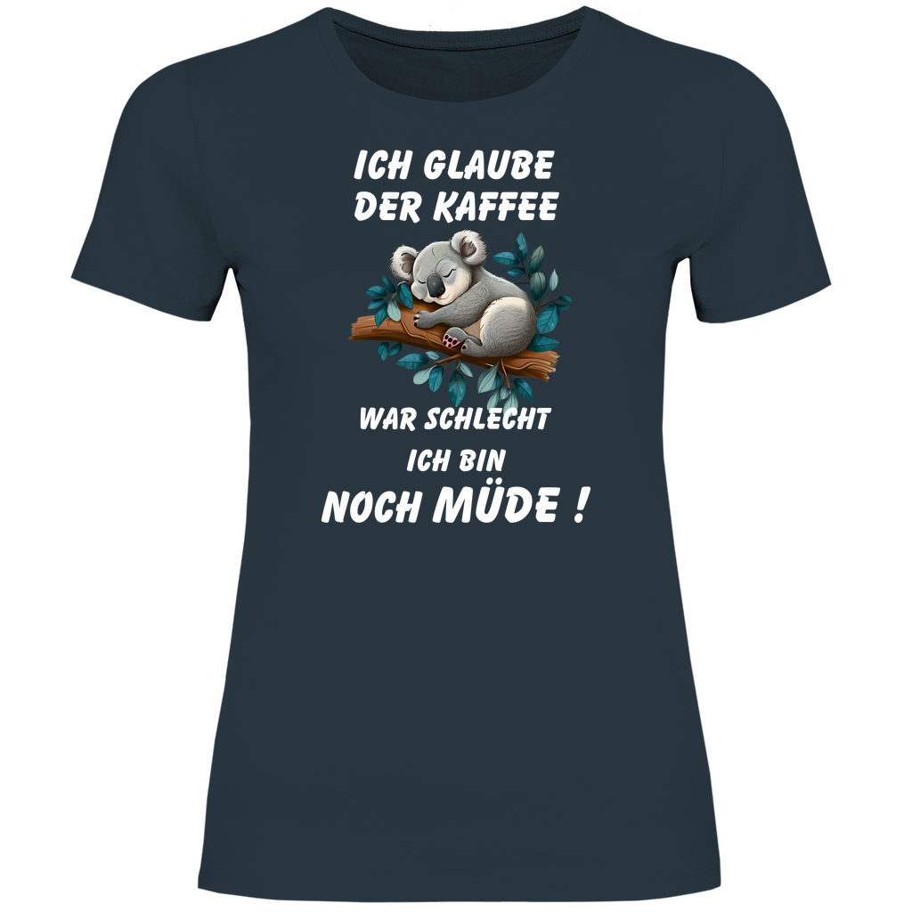 Damen T-Shirt kaffee-01