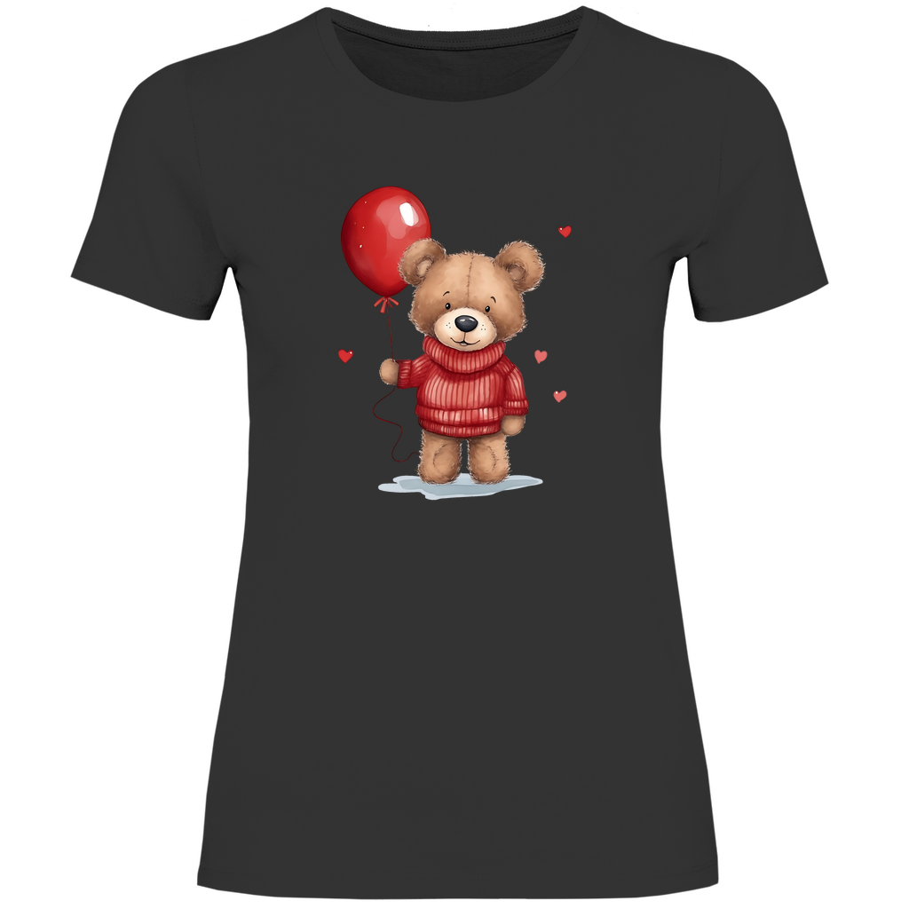 Damen T-Shirt Teddybär-01