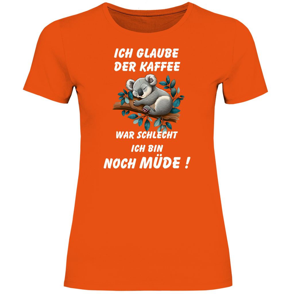 Damen T-Shirt kaffee-01