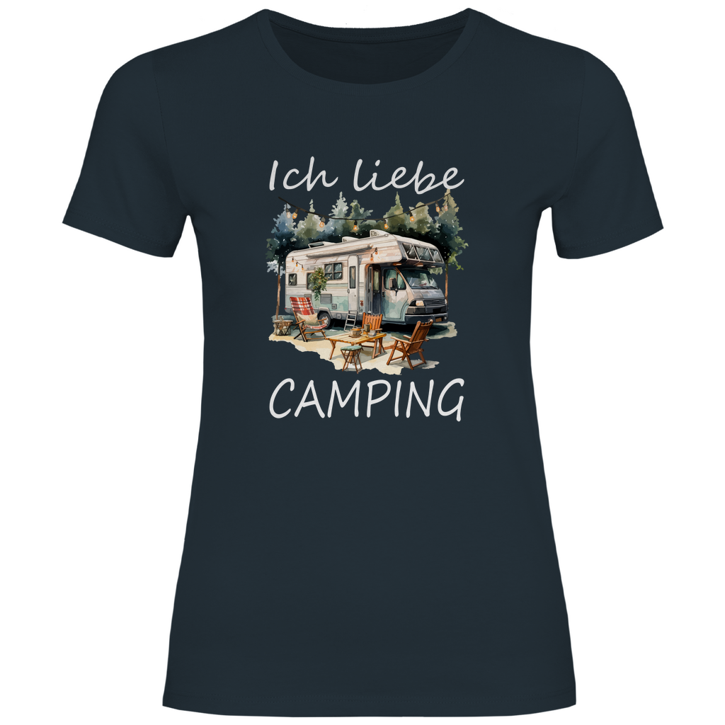 Damen T-Shirt camping-08