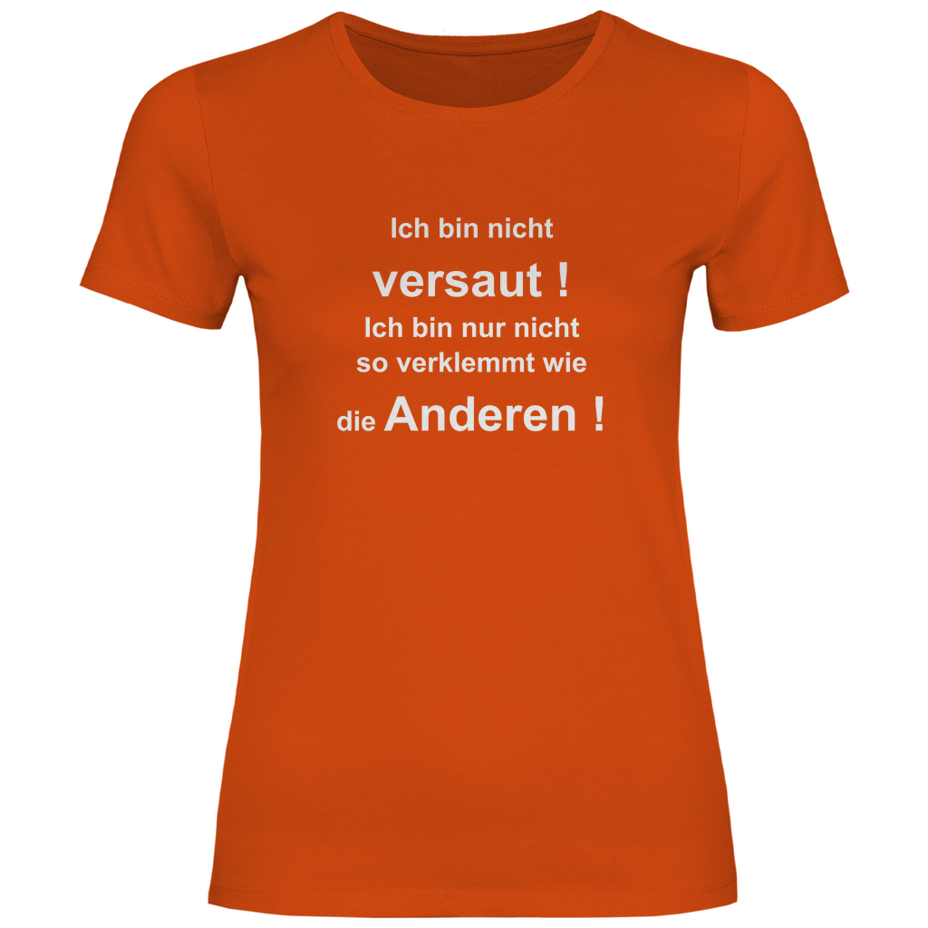 Damen T-Shirt ich bin nicht-01