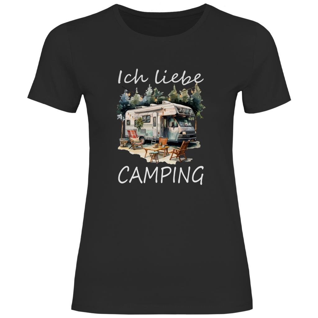 Damen T-Shirt camping-08