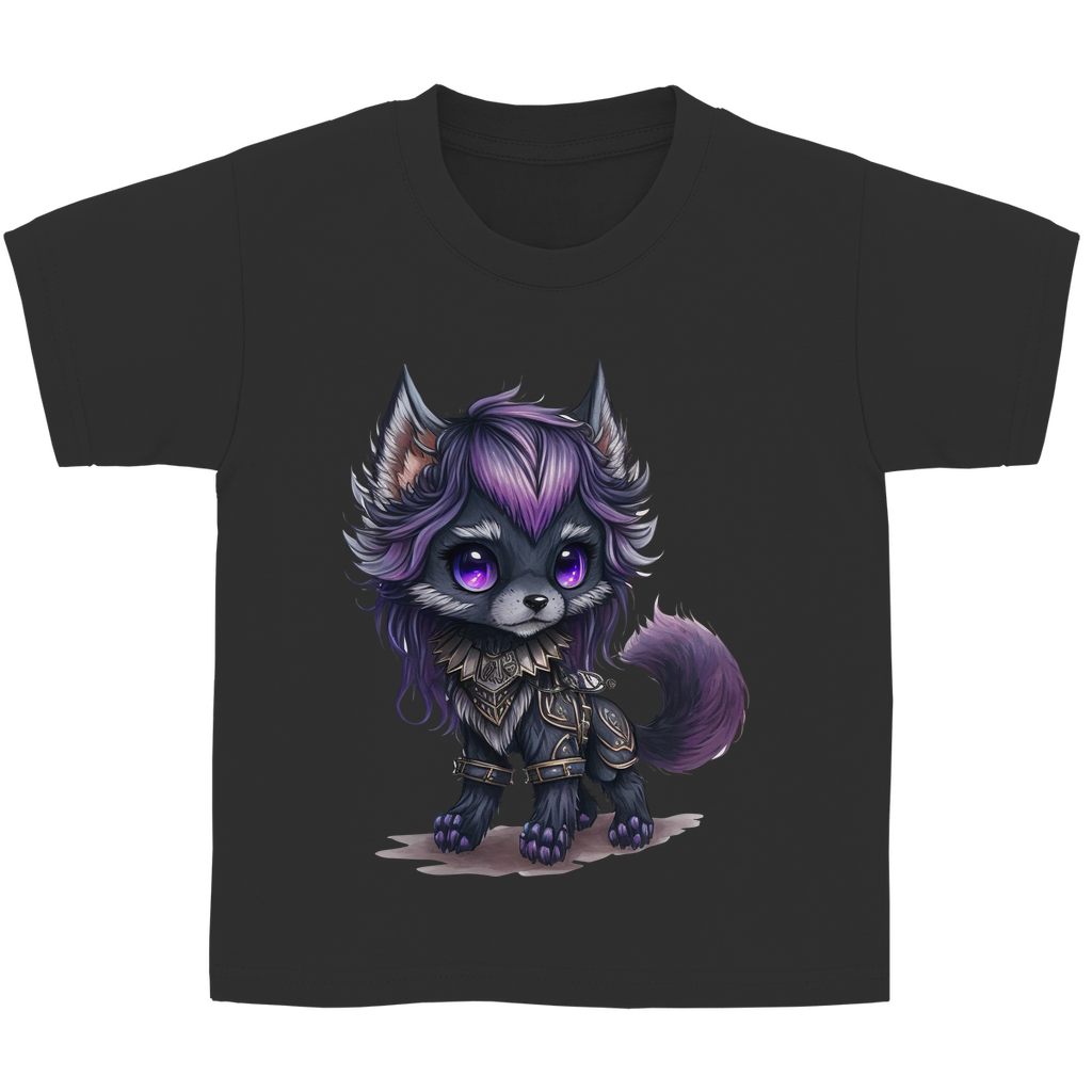 Kinder Basic T-Shirt wolf 02