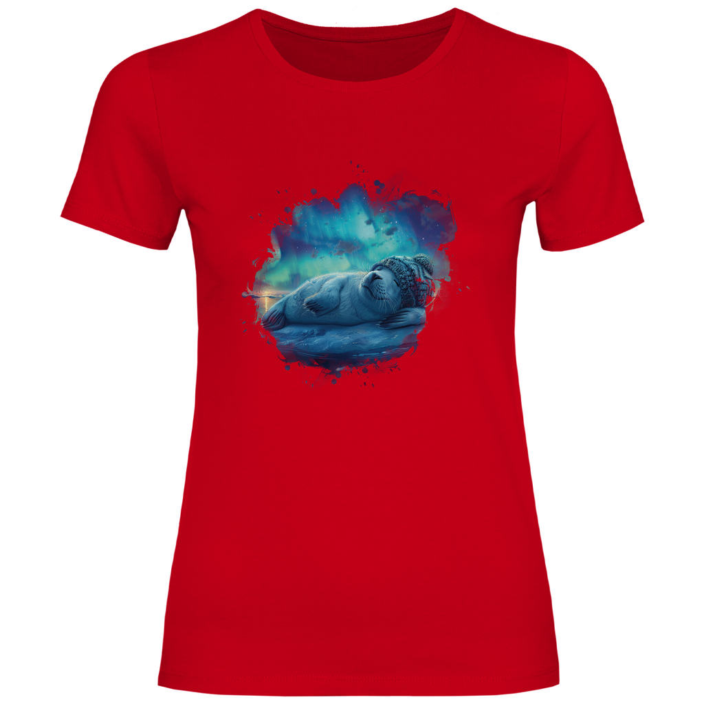 Damen T-Shirt Seehund-01