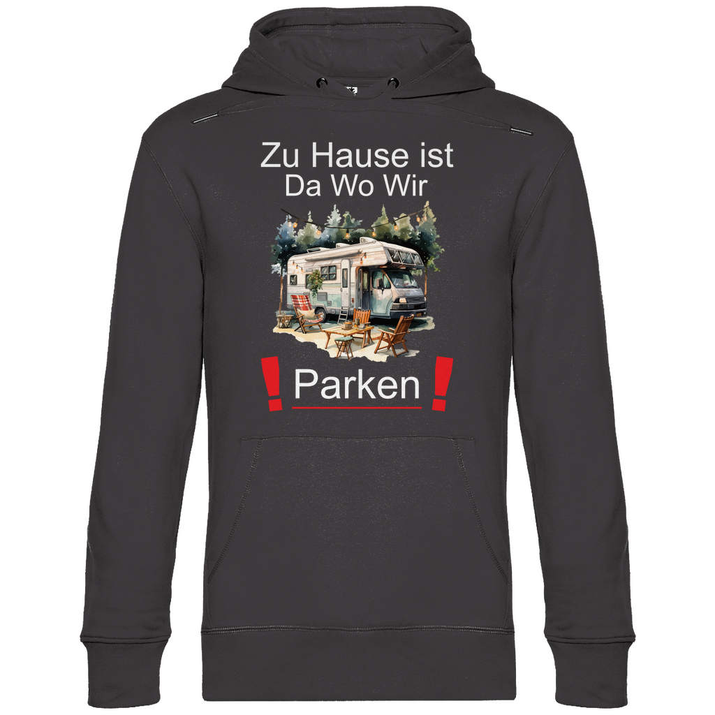 Herren Promo Hoodie zu hause ist da wo wir parken-02 Camping