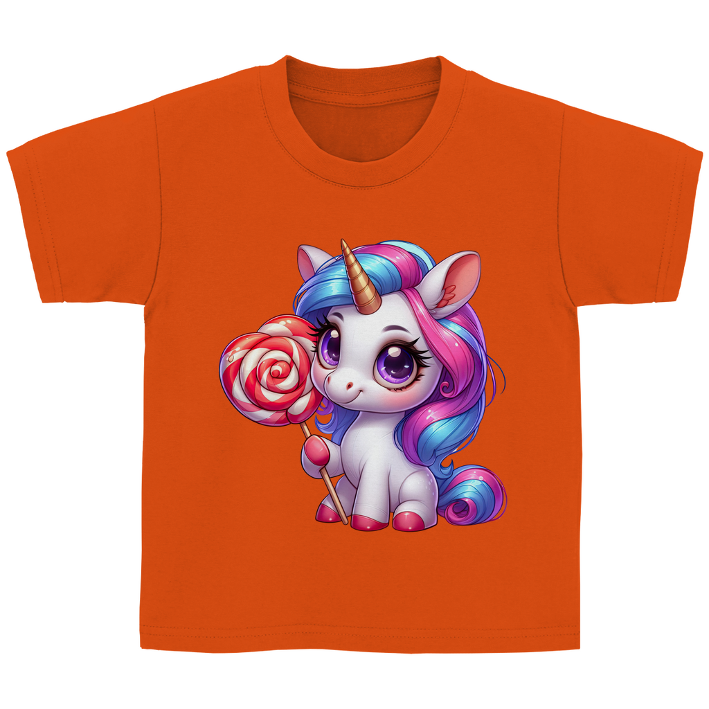 Kinder Basic T-Shirt Einhorn-02