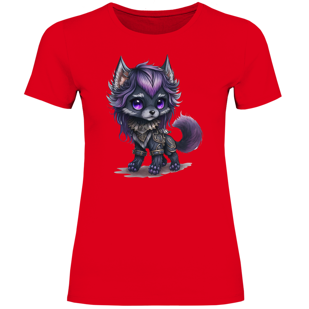 Damen T-Shirt wolf 02