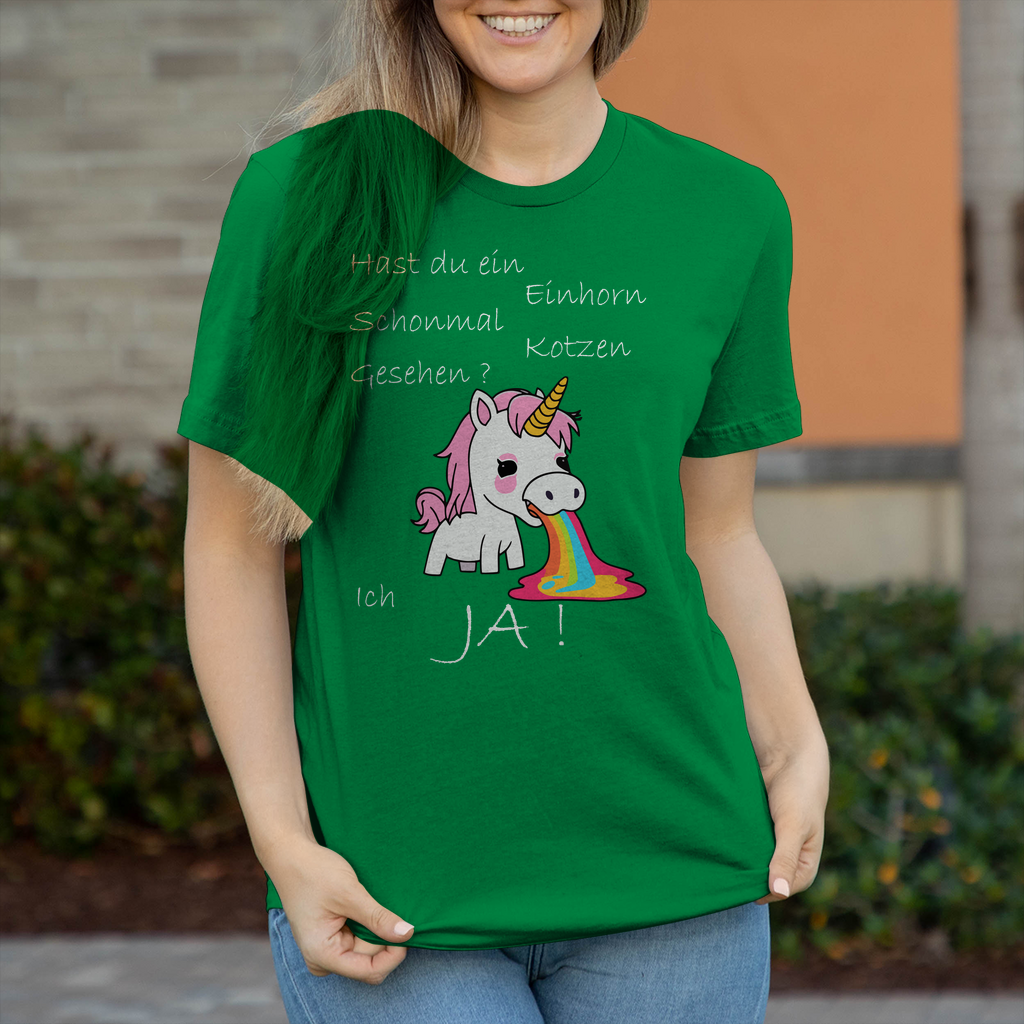 Damen T-Shirt Einhorn-01