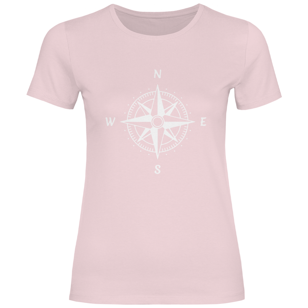 Damen T-Shirt Sailing-kompass-01