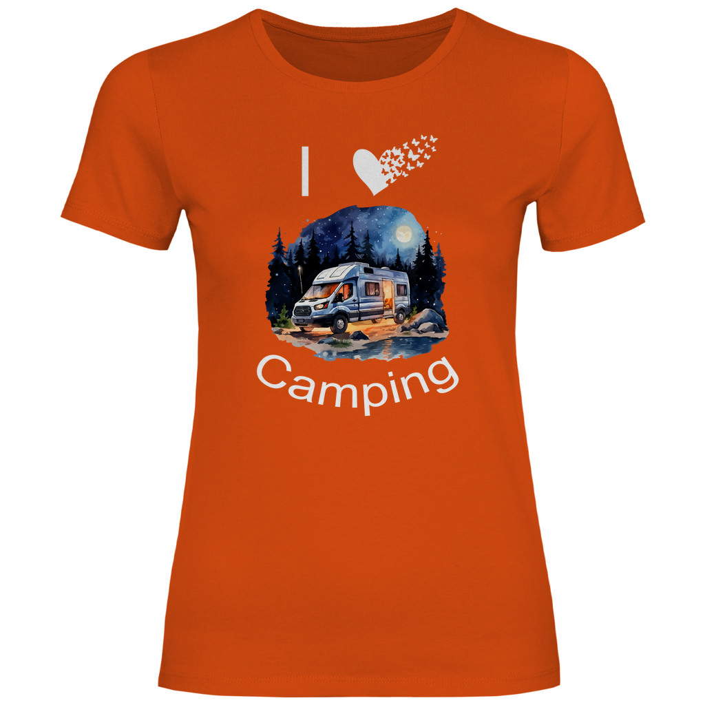 Damen T-Shirt camping-06