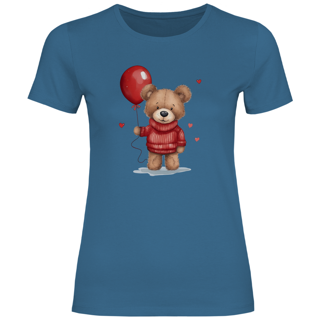Damen T-Shirt Teddybär-01