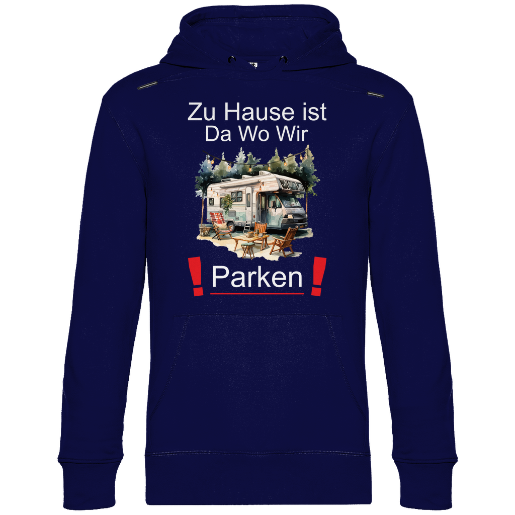 Herren Promo Hoodie zu hause ist da wo wir parken-02 Camping