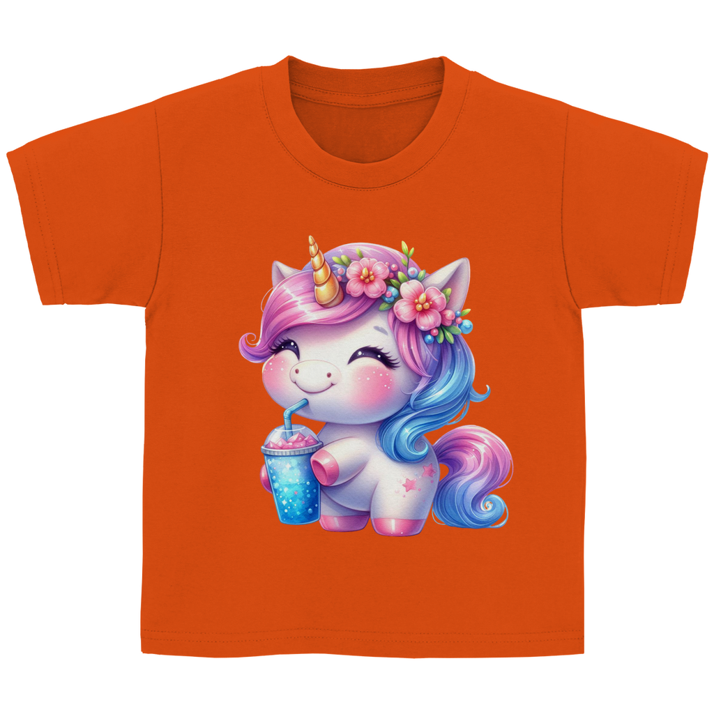 Kinder Basic T-Shirt kinder-einhorn-01