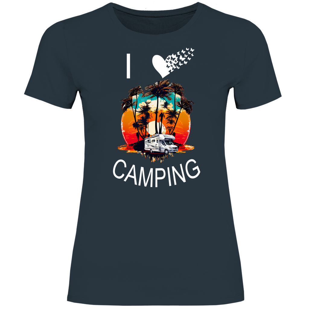 Damen T-Shirt Camping-05