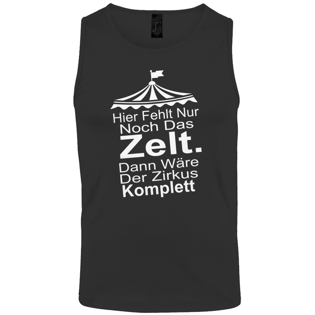 Herren Basic Tank Top hier fehlt nur noch-w