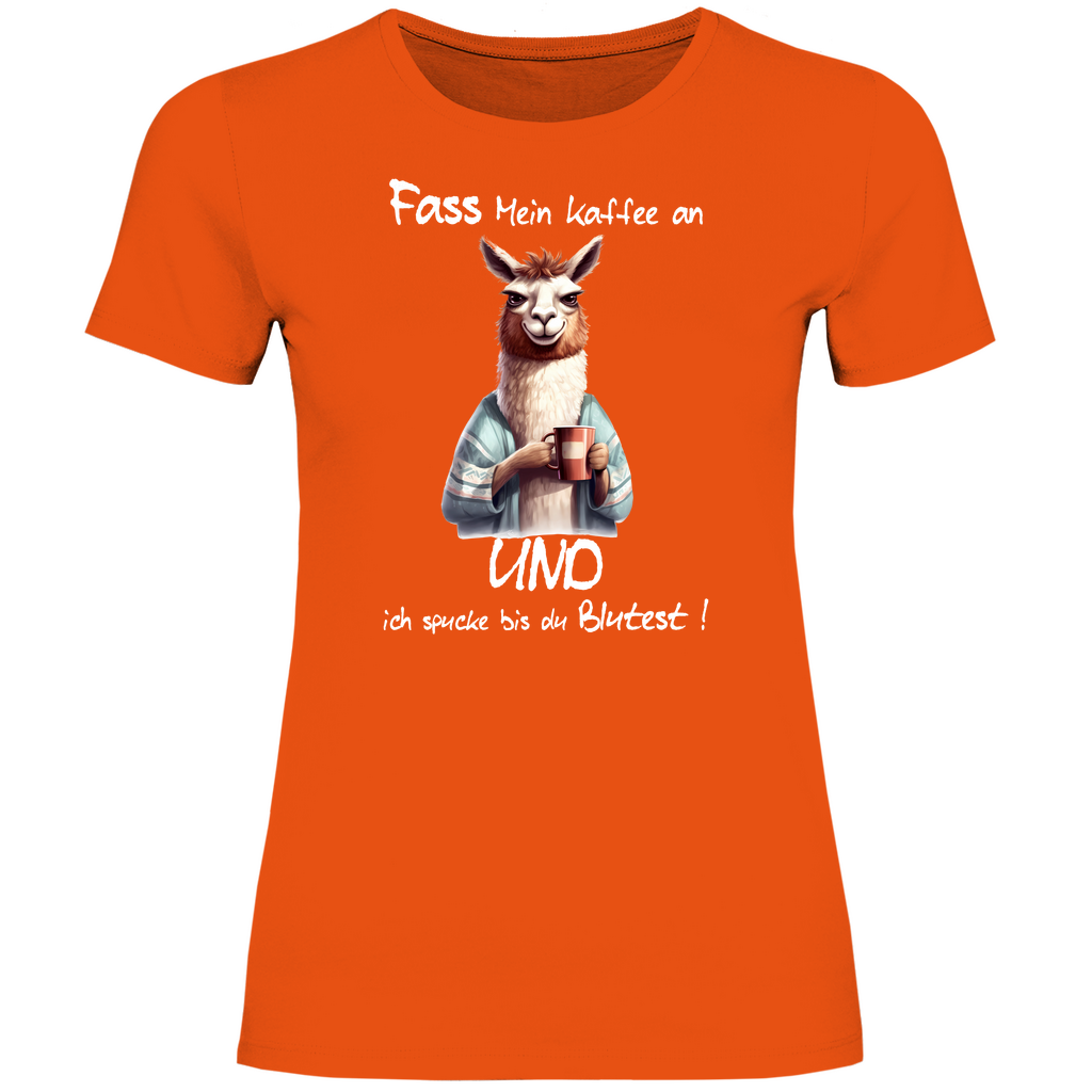 Damen T-Shirt Lama