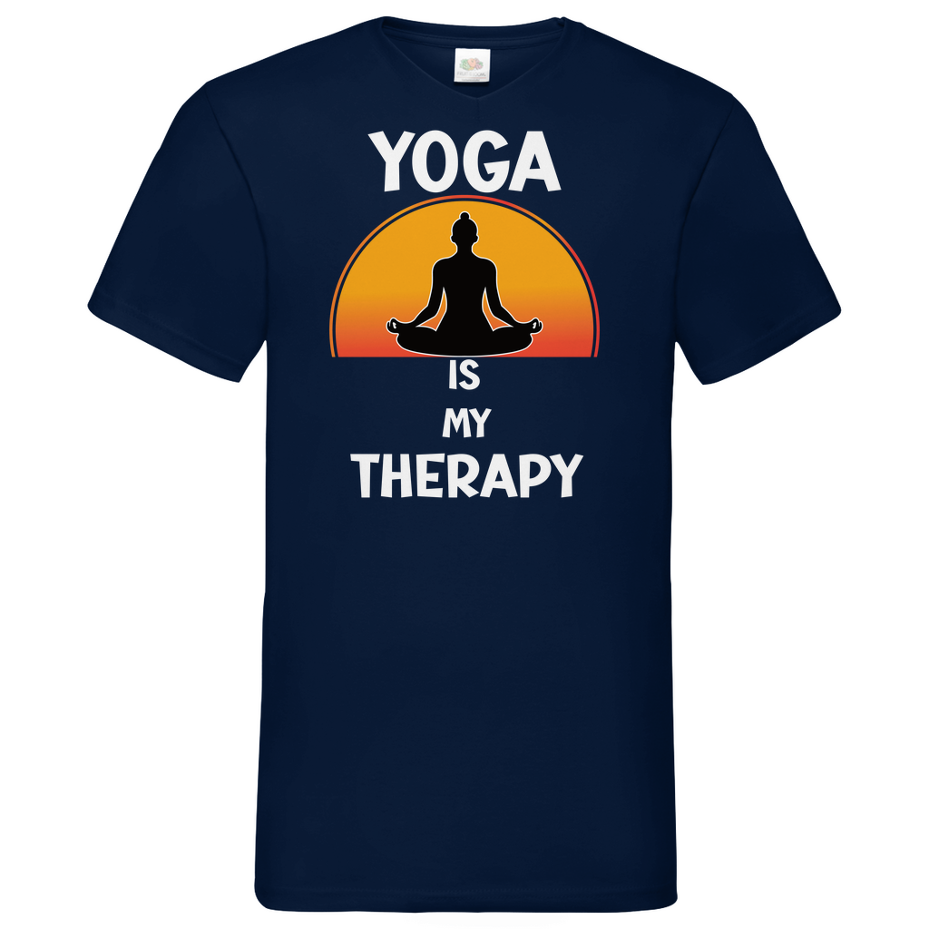 Herren Basic V-Neck T-Shirt YOGA-002