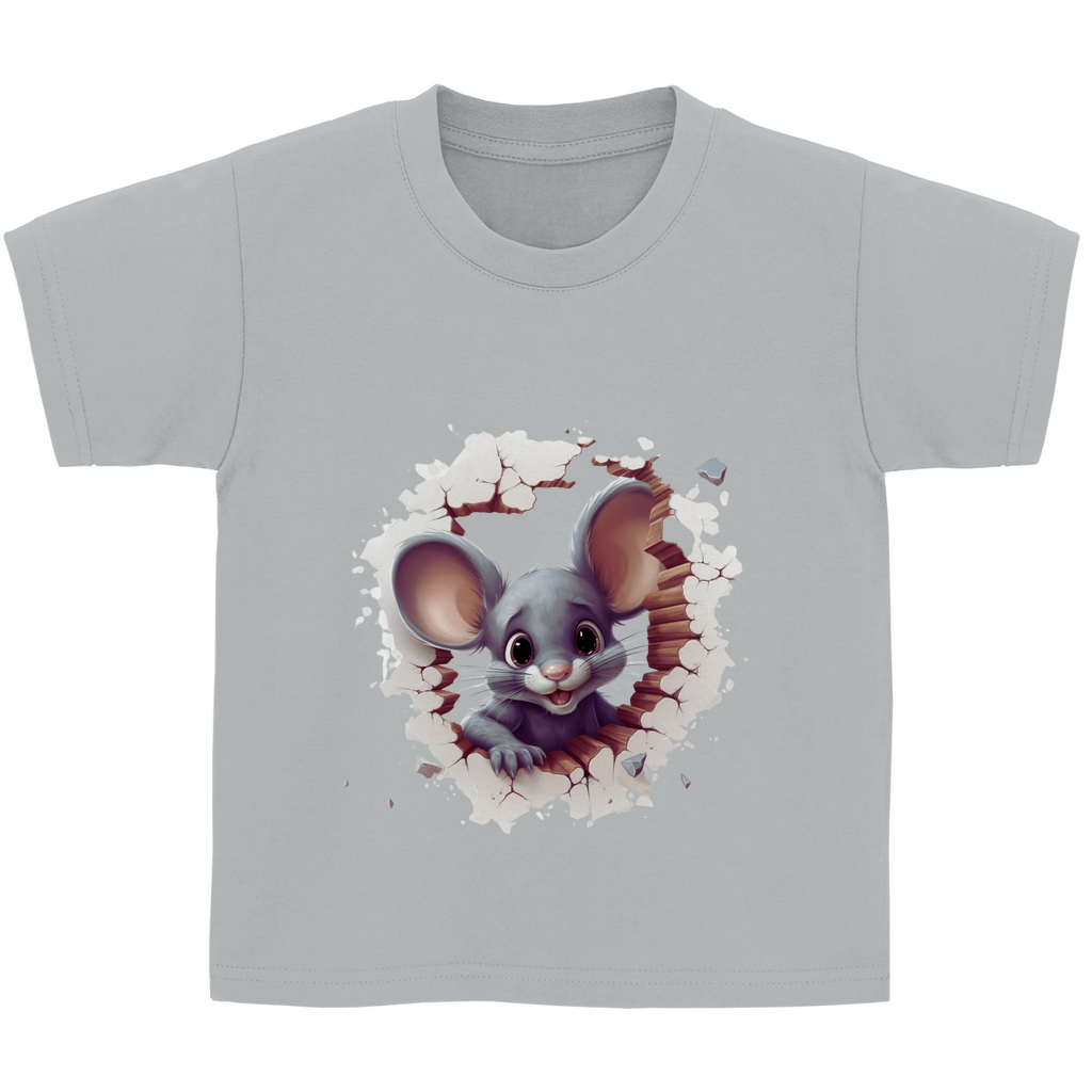 Kinder Basic T-Shirt maus-02