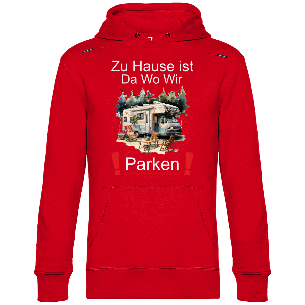 Herren Promo Hoodie zu hause ist da wo wir parken-02 Camping