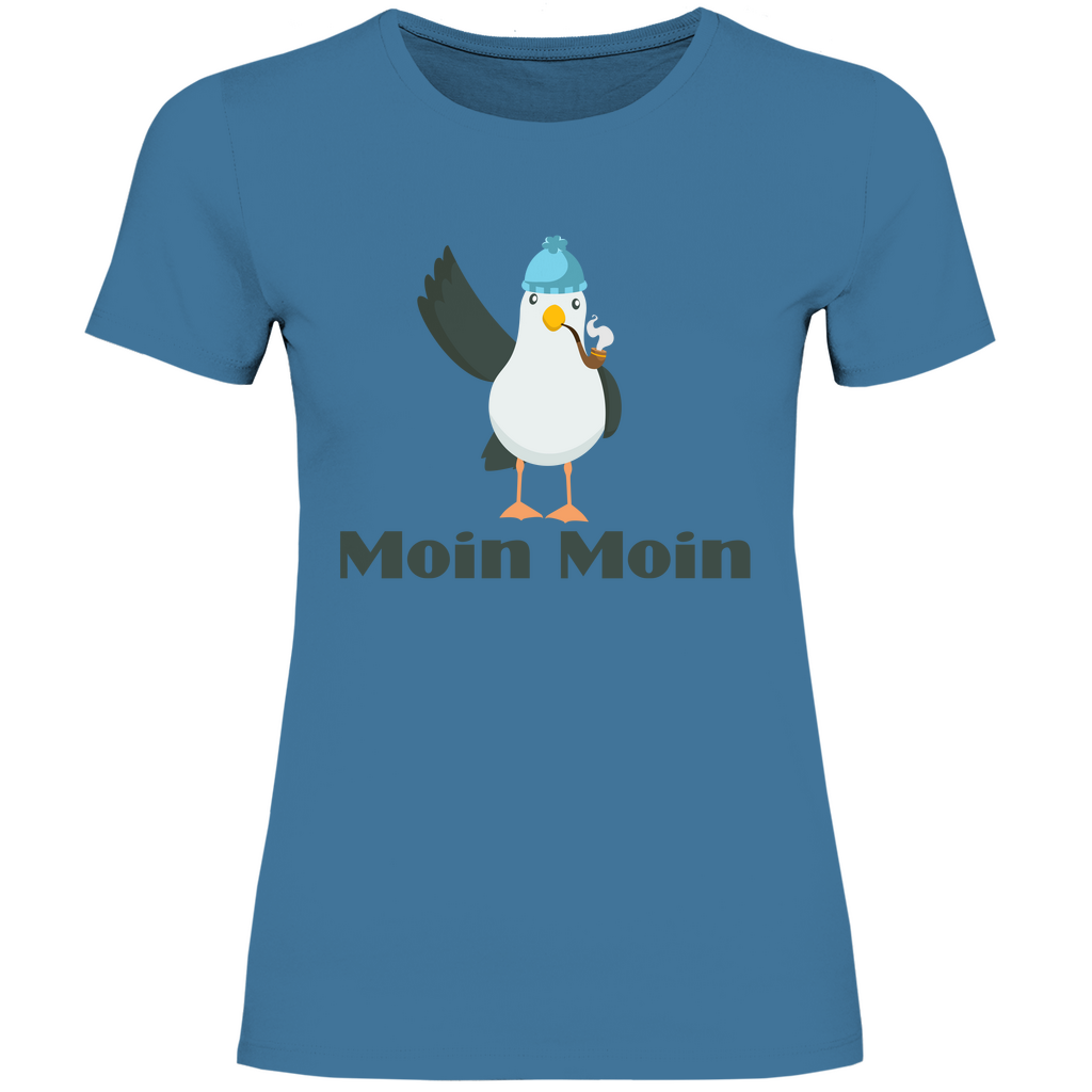 Damen T-Shirt Moin Moin