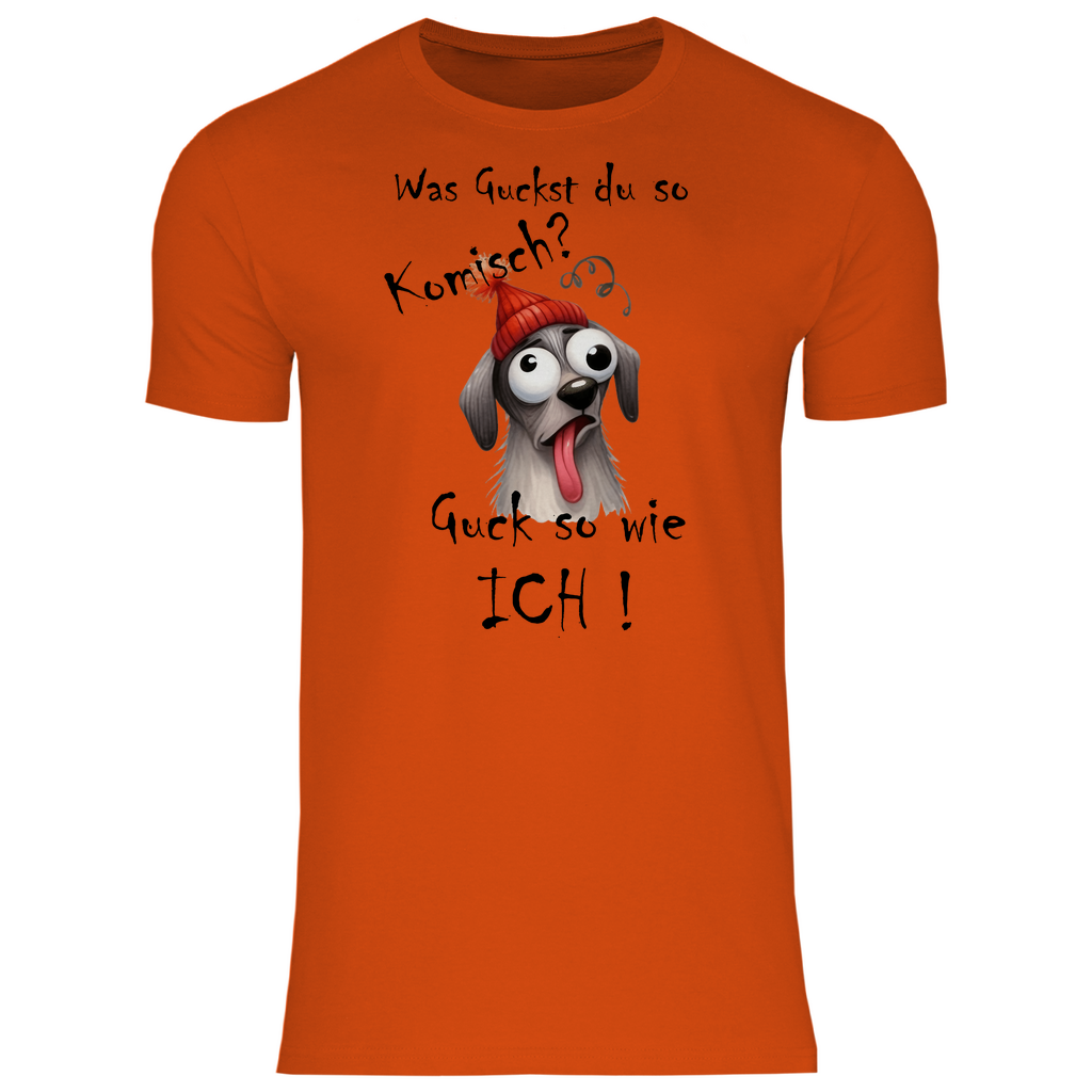 Herren T-Shirt was kuckst du ? 04S