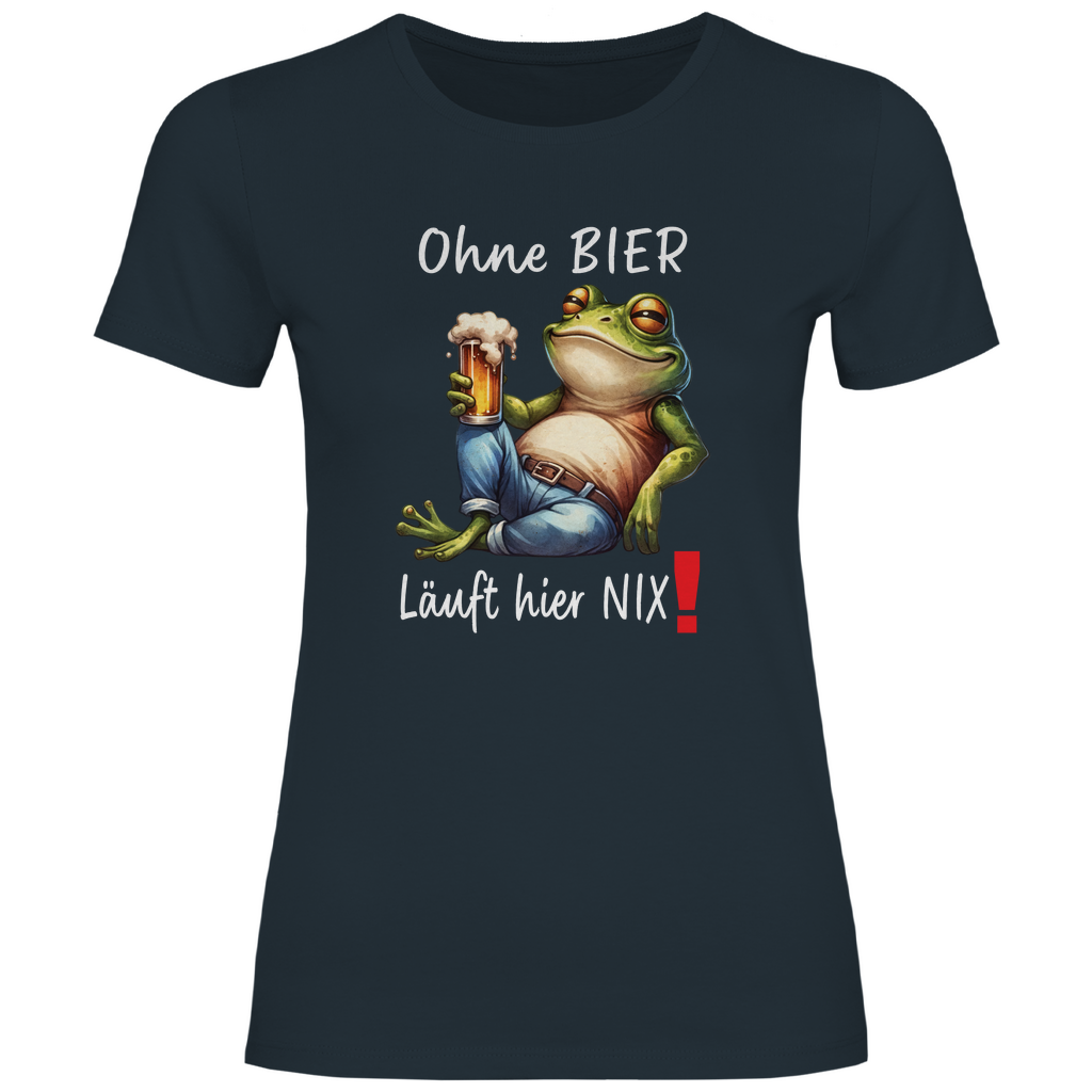Damen T-Shirt Ohne Bier-01