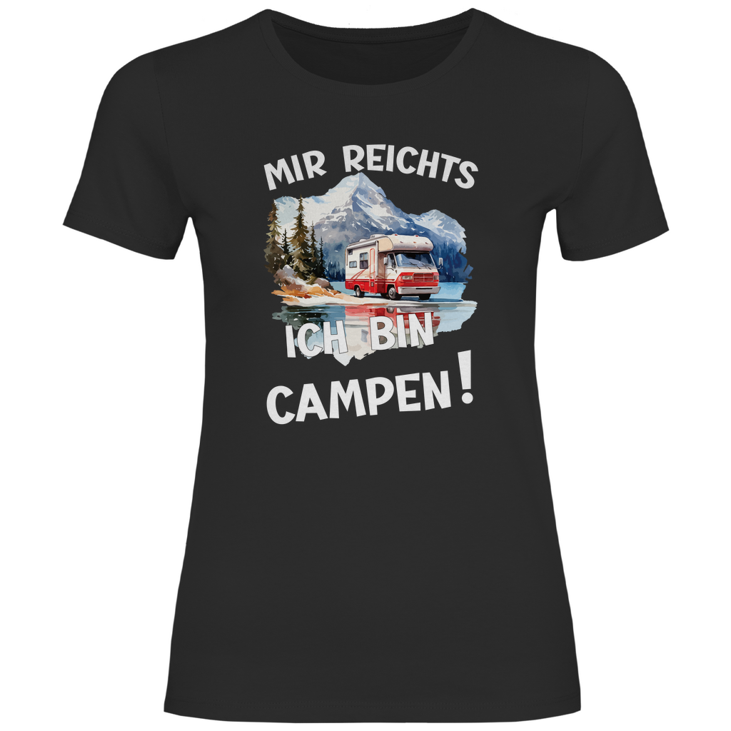 Damen T-Shirt camping-09