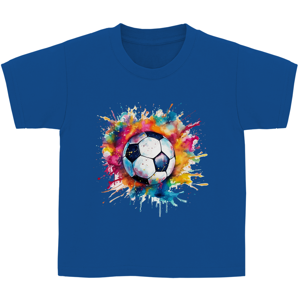 Kinder Basic T-Shirt Fußball-01