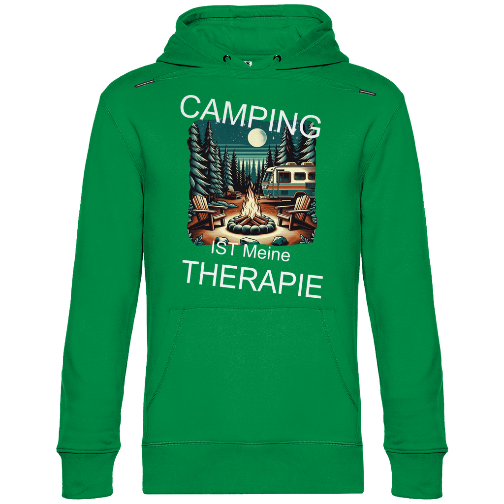 Herren Promo Hoodie Camping-Therapie-01