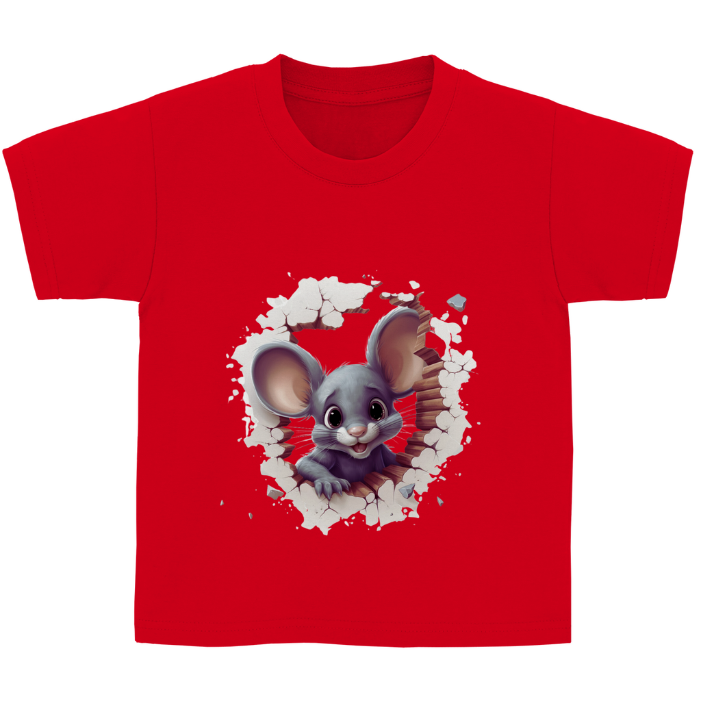 Kinder Basic T-Shirt maus-02