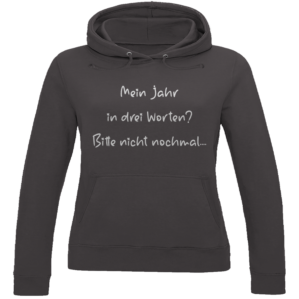 Damen Hoodie spruch017