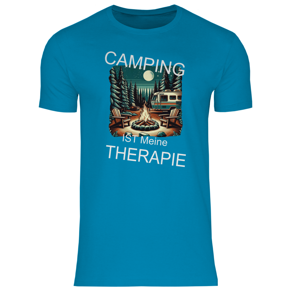 Herren T-Shirt Camping-Therapie-01
