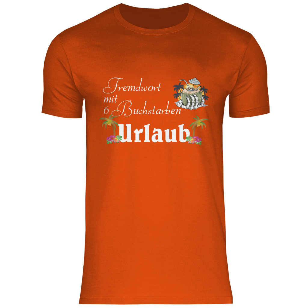 Herren T-Shirt Urlaub