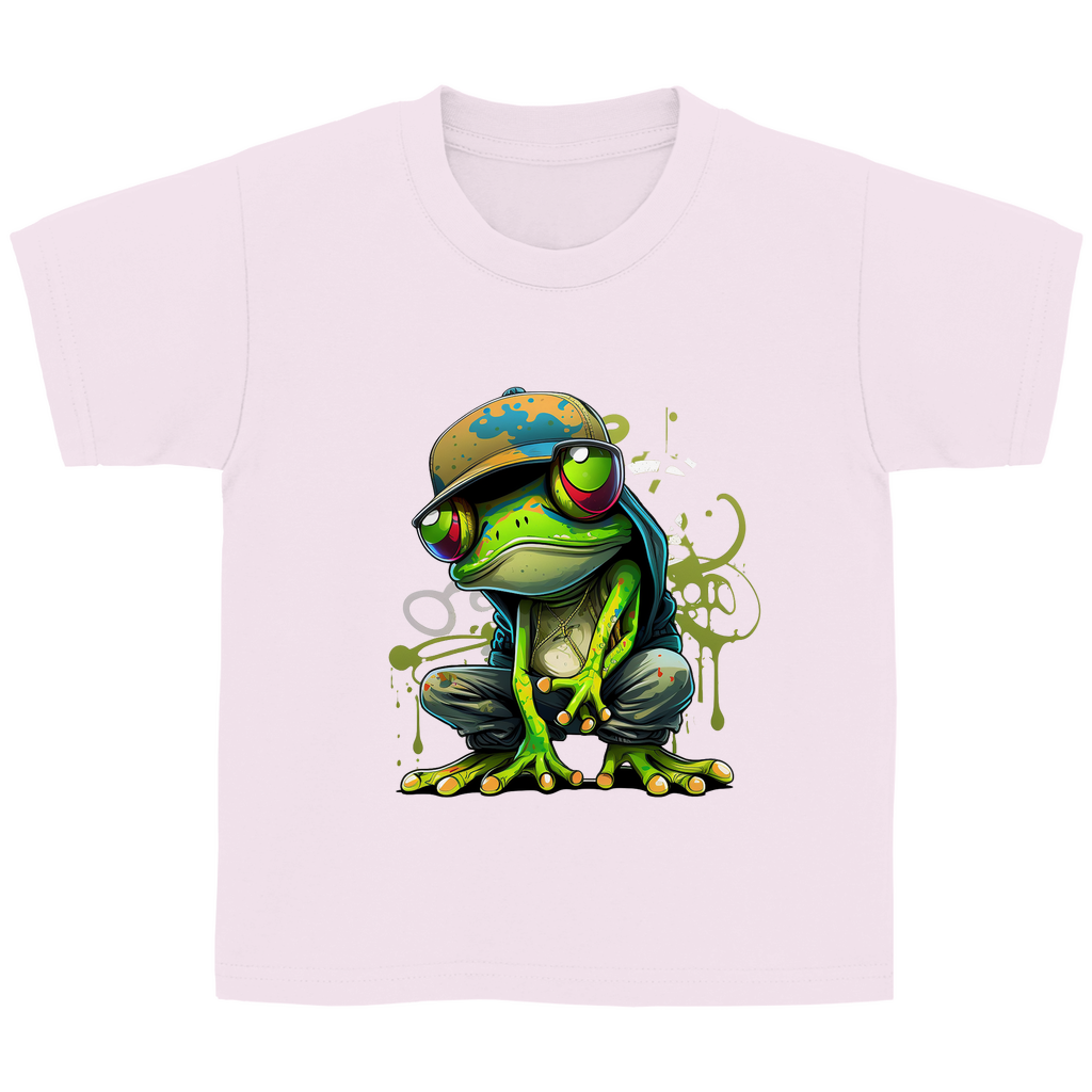 Kinder Basic T-Shirt Frosch-2
