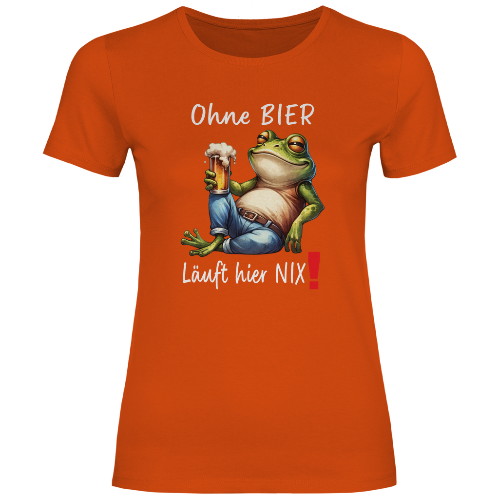 Damen T-Shirt Ohne Bier-01