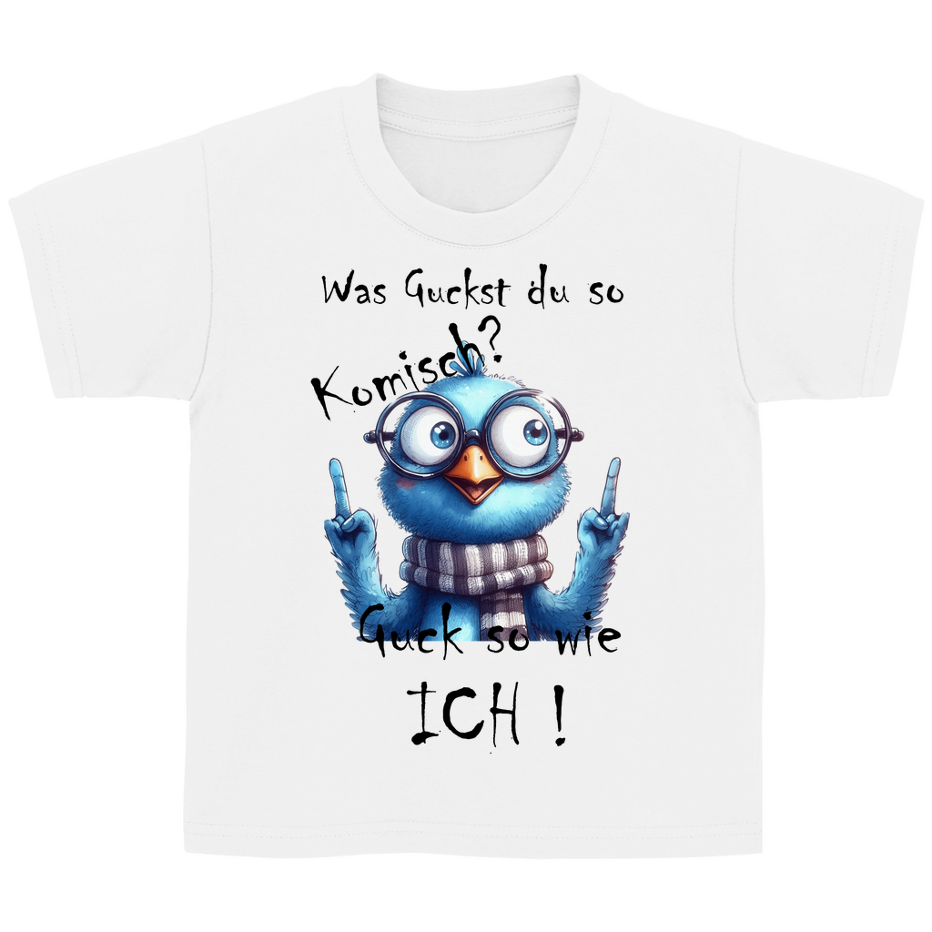 Kinder Basic T-Shirt was kuckst du ? 02S
