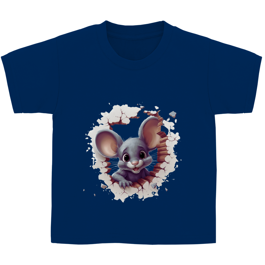 Kinder Basic T-Shirt maus-02
